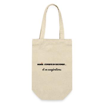 OMA. MAMA. OMA. MUTTERTAG - Geschenkbeutel für Flaschen - Natur - Vorne