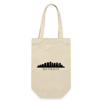 Detroit Skyline - Gift Bag for Bottles - nature - Front
