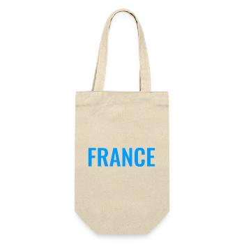 France Blue - Gift Bag for Bottles - nature - Front