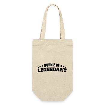 Né pour être légendaire - Sac à bouteille - nature - Devant