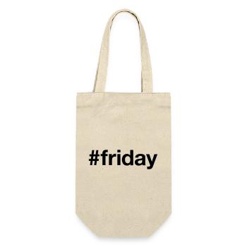 FREITAG Hashtag friday - Gift Bag for Bottles - nature - Front