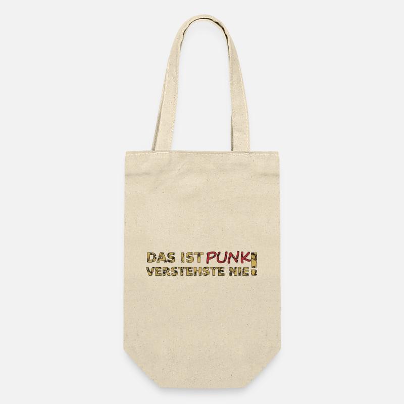 Das ist Punk - Geschenkbeutel für Flaschen - Natur