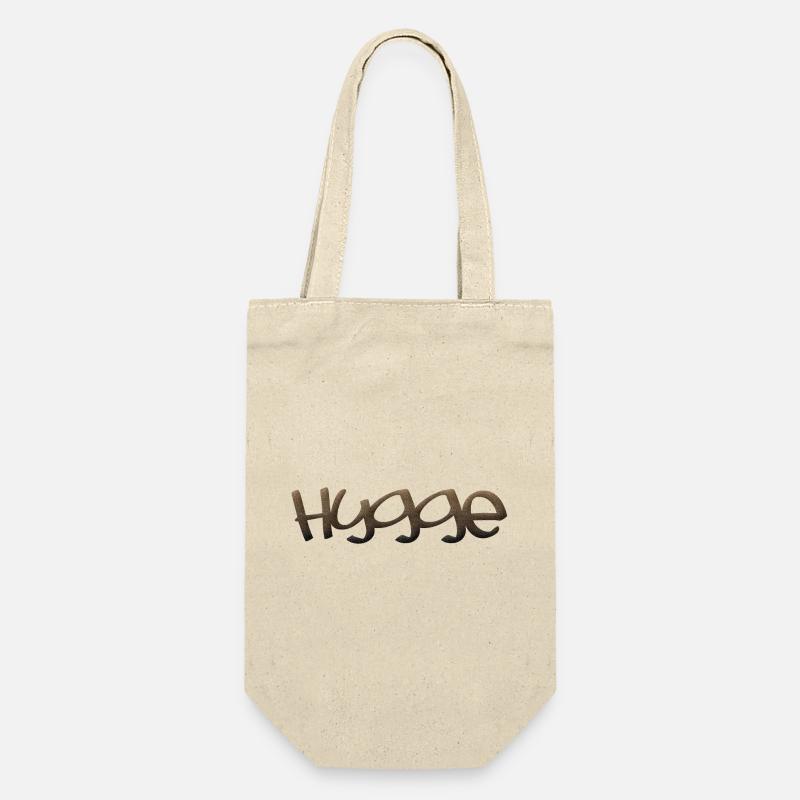 hygge - Geschenkbeutel für Flaschen - Natur