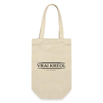 Vrai Kréol Version Noir - Sac à bouteille - nature - Devant