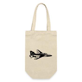 Fighter jet - Gift Bag for Bottles - nature - Front