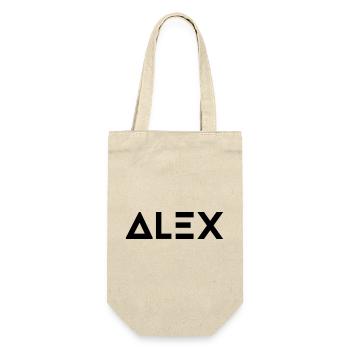 Prénom Alex - Sac à bouteille - nature - Devant
