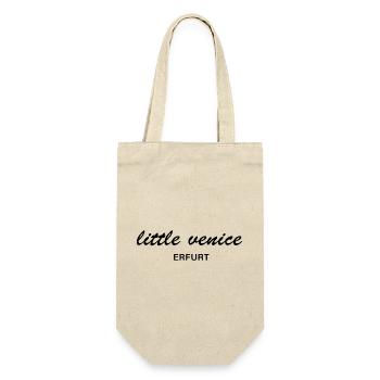 Little Venice / Erfurt - Geschenkbeutel für Flaschen - Natur - Vorne