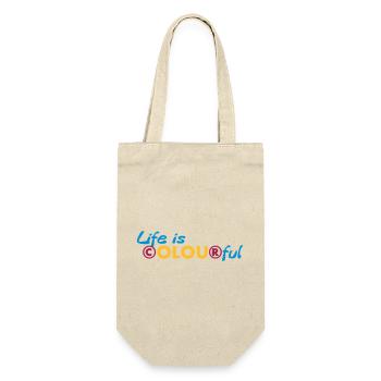 Life is colourful - Gift Bag for Bottles - nature - Front