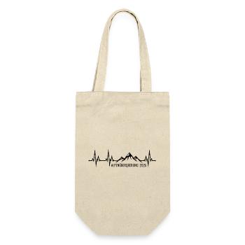 Crossing the Alps 2026 - Heartbeat Mountains Hiking - Gift Bag for Bottles - nature - Front