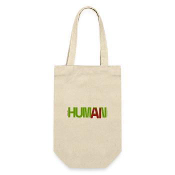 Human - Gift Bag for Bottles - nature - Front