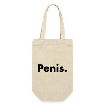 Penis - Gift Bag for Bottles - nature - Front