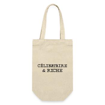 Célibataire et riche - Sac à bouteille - nature - Devant