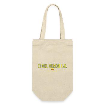 Colombia College Style Flag Look - Gift Bag for Bottles - nature - Front