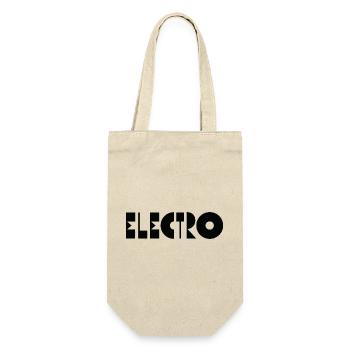 Electro music Logo - Gift Bag for Bottles - nature - Front