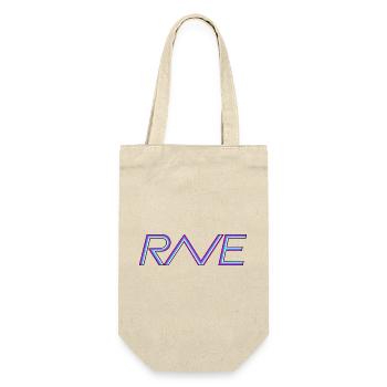 Rave-Ligatur - Geschenkbeutel für Flaschen - Natur - Vorne