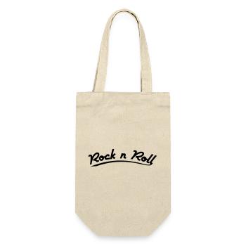 rock n roll design retro vintage style - Gift Bag for Bottles - nature - Front