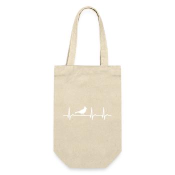 ECG curve - heart curve - pulse - jay - nature - Gift Bag for Bottles - nature - Front