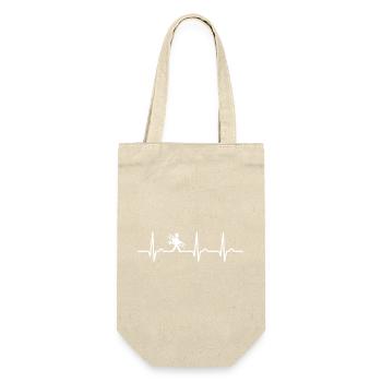Courbe ECG - courbe cardiaque - ramoneur - chance - Sac à bouteille - nature - Devant