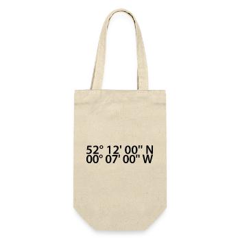 Cambridge coordinates - Gift Bag for Bottles - nature - Front