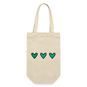 HAPPY BIRTHDAY. HAPPY BIRTHDAY. ANNIVERSARY. - Gift Bag for Bottles - nature - Front