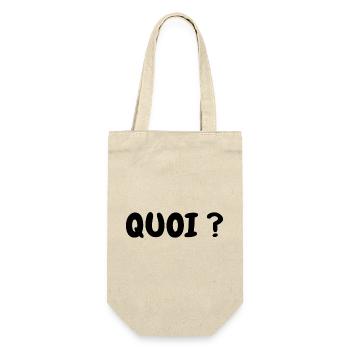 QUOI ? - Sac à bouteille - nature - Devant