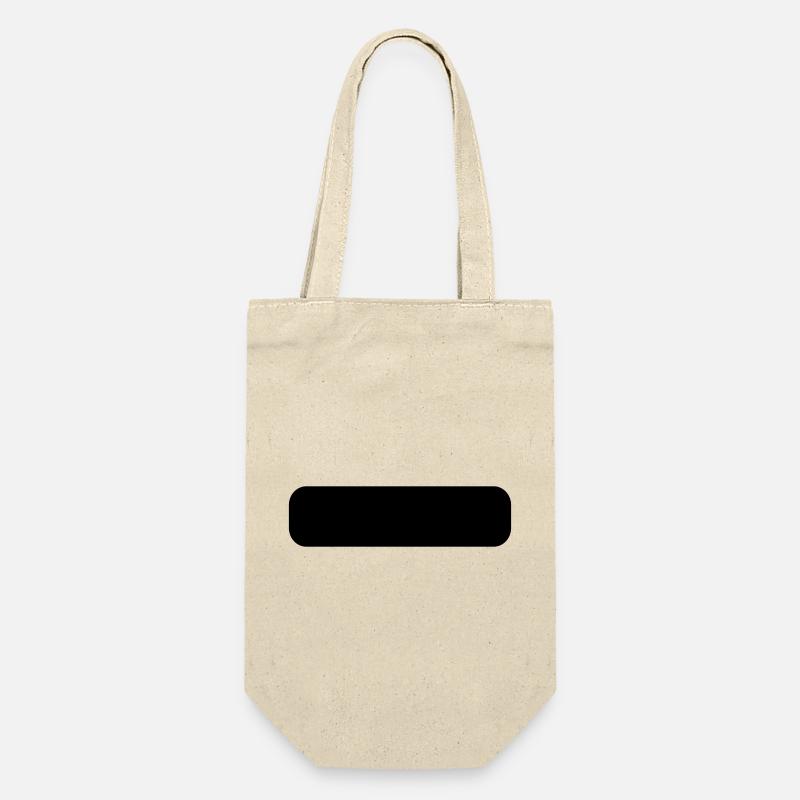 Rectangle arrondi - Sac à bouteille - nature