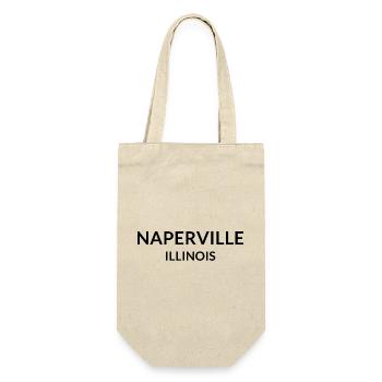 Naperville Illinois USA - Geschenkbeutel für Flaschen - Natur - Vorne