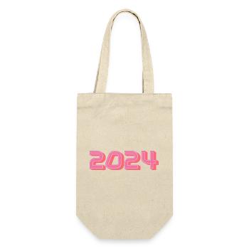 2024. BONNE ANNEE. SAINT SYLVESTRE. NOUVELLE ANNÉE - Sac à bouteille - nature - Devant