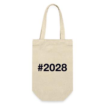 2028 Hashtag - Gift Bag for Bottles - nature - Front