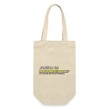 Personne ne pourra s’opposer | Citation de la Bible - Sac à bouteille - nature - Devant