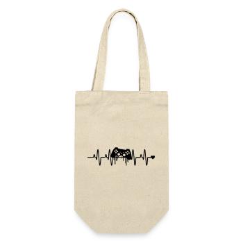 Gaming heartbeat - Gift Bag for Bottles - nature - Front