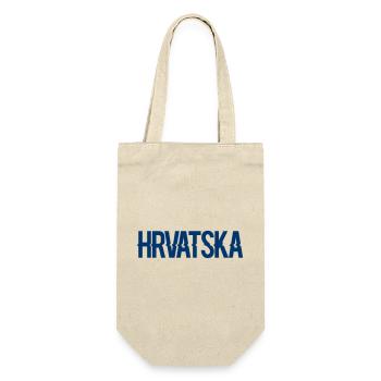 Kroatien Fan Geschenk - Geschenkbeutel für Flaschen - Natur - Vorne