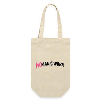 Woman at work - Gift Bag for Bottles - nature - Front