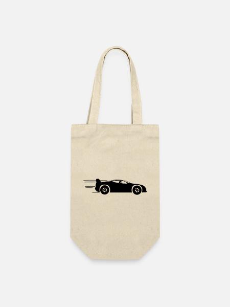 Coches deportivos y carreras - Bolsa de regalo para botellas - Naturaleza