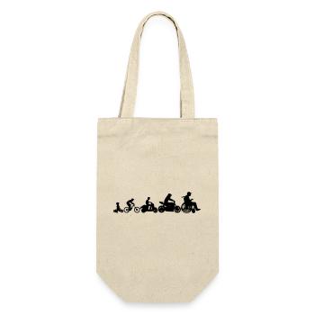 Evolution 2 Laufräder - Geschenkbeutel für Flaschen - Natur - Vorne
