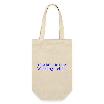 Hier könnte Ihre Werbung stehen. - Geschenkbeutel für Flaschen - Natur - Vorne