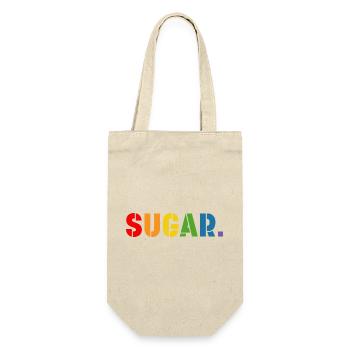 Rainbow shirt SUGAR, LGBT lgbtqi queer - Gift Bag for Bottles - nature - Front