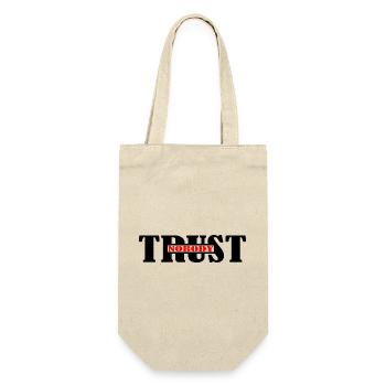 Trust nobody - Gift Bag for Bottles - nature - Front