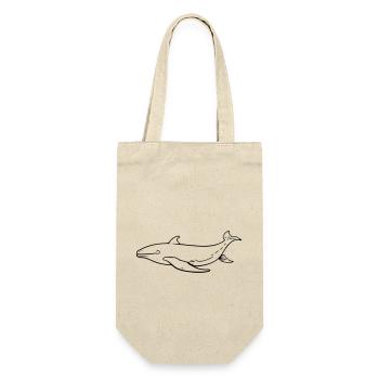 Baleine - Sac à bouteille - nature - Devant