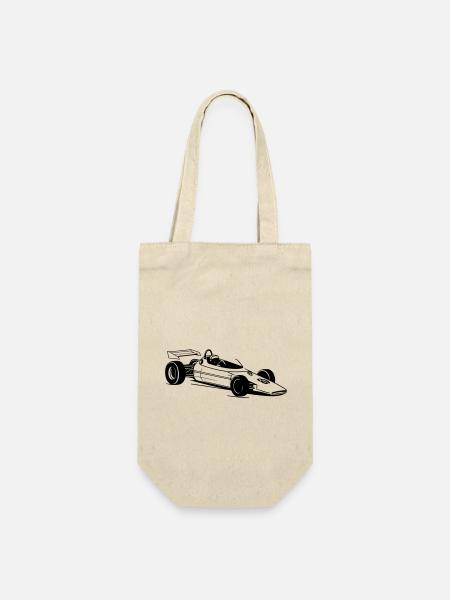 Voiture de course - Sac à bouteille - nature