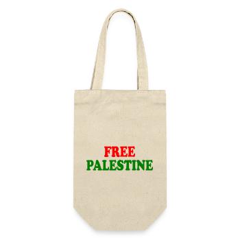 Free palestine - Sac à bouteille - nature - Devant