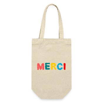 MERCI. MAÎTRESSE. MAÎTRE. MERCI MAÎTRESSE - Sac à bouteille - nature - Devant