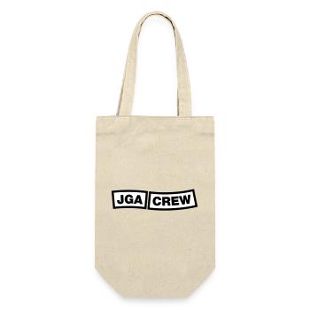 Bachelor Party Crew - Emblem - Gift Bag for Bottles - nature - Front