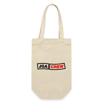 JGA Crew - Emblem - Geschenkbeutel für Flaschen - Natur - Vorne
