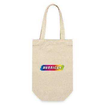 Hurrican Lettering Spectrum - Gift Bag for Bottles - nature - Front