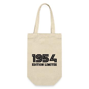 Limitierte Auflage von 1954 - Geschenkbeutel für Flaschen - Natur - Vorne