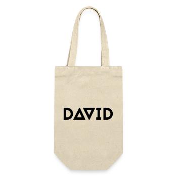 Prénom David - Sac à bouteille - nature - Devant