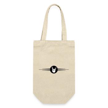 Party Hand Icon Line - Gift Bag for Bottles - nature - Front