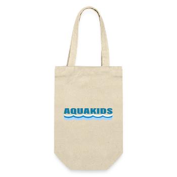 AQUAKIDS - Geschenkbeutel für Flaschen - Natur - Vorne