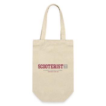 Scooterist Urban Skull Emblem - Gift Bag for Bottles - nature - Front